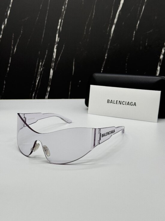 Balenciaga Accessories - NEW BALENCIAGA BB0257S 002 CLEAR SHIELD UNISEX SUNGLASSES BALENCIAGA EYEWEAR